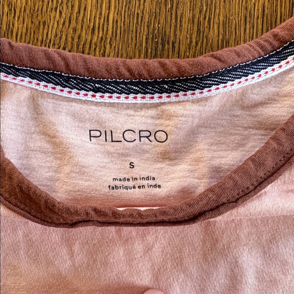 Pilcro Ringer Tee Size Small - Picture 2 of 8